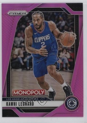 2024-25 Panini Prizm Monopoly Pink Prizm 75/199 Kawhi Leonard #19 b6y