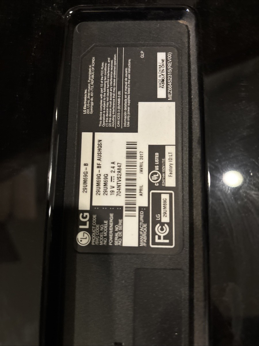 LG 29UM69G-B 29 inch UltraWide Gaming Monitor for sale online | eBay
