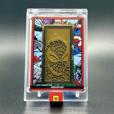2025 Panini Marvel Anthology Spider-Man Medallion Card Amazing Spider-Man #32