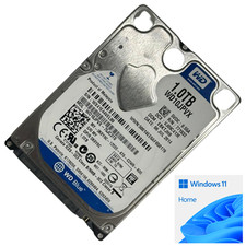 1TB Western Digital Blue 2.5" SATA III HDD WD10JPVX-75JC3T0 with Windows 11 Home