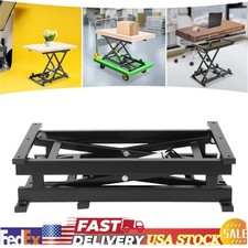Mesa Elevadora Eléctrica Plataforma Elevadora de Tijera Individual 350lbs Control Remoto NUEVO