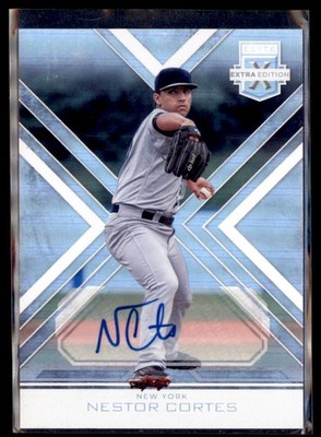 2016 Panini Elite Extra Edition Nestor Cortes New York 178 Auto