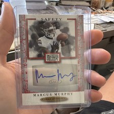 SAGE 2021 Premier Draft Marcus Murphy Mississippi State Rookie Auto #A196