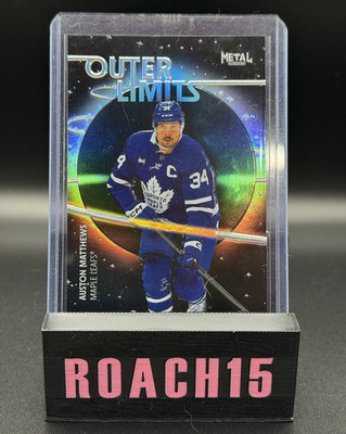 Upper Deck 2025-26 SkyBox Metal Universe Outer Limits Auston Matthews #OL-99