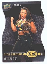 2022 Upper Deck Allure AEW #TA-11 Athena Title Ambitions