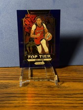 2024 Panini Prizm WNBA Ariel Atkins Top Tier Blue Prizm 05/49 #10 Mystics