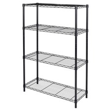 Homeiju 4 Tier Shelving Unit,Heavy-Duty Height Adjustable Storage Rack 1300 L...