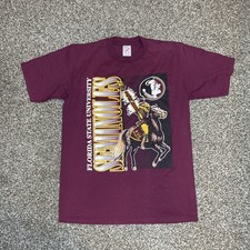 VTG Jerzees Florida State Seminoles T Shirt Football Medium 90s FSU Graphic 1994