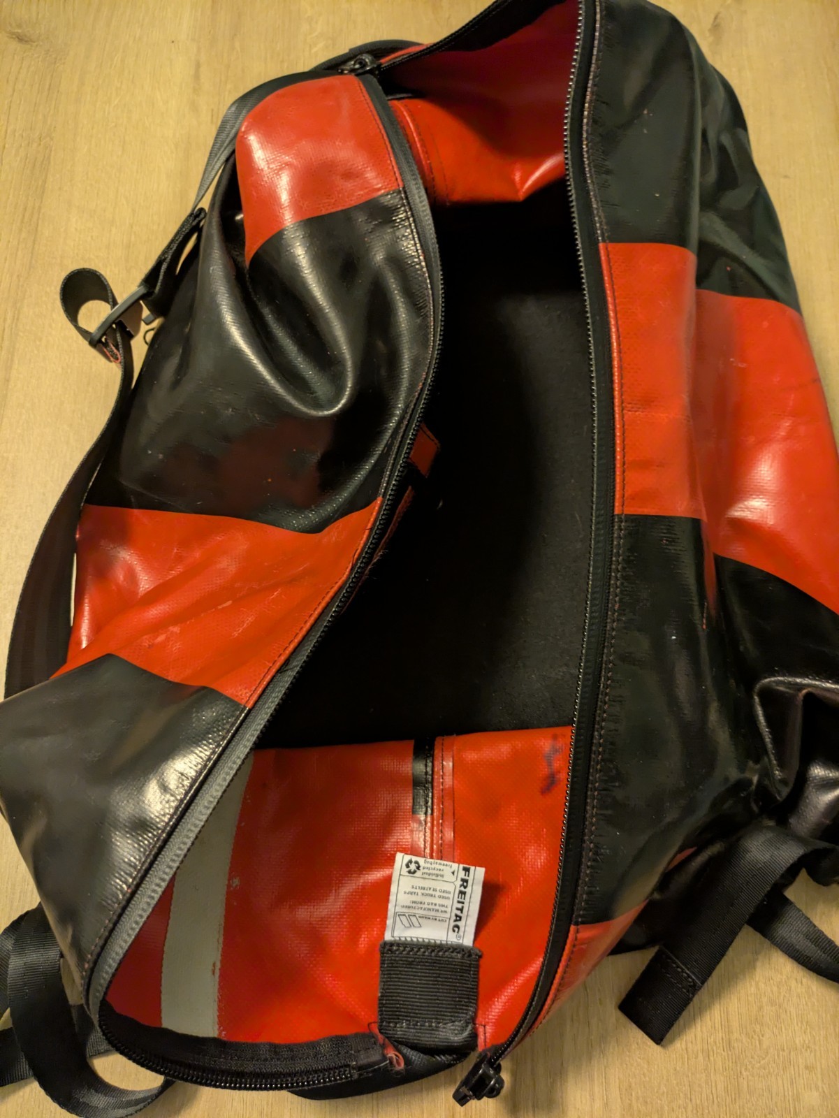 FREITAG F511 Skipper - unique Swiss handmade backpack using used truck tarpaulin image 5