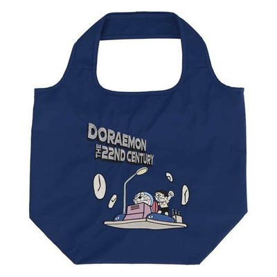 Doraemon Women's Embroidered Bag (Blue) Japan Original Tote bag