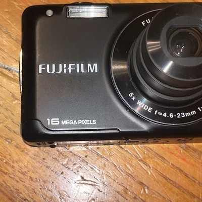 Fujifilm FinePix JX580 16.0MP Digital Black Camera HD Movie Camera