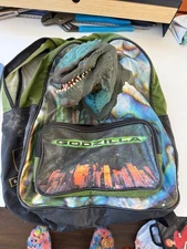 Godzilla 1998 Backpack - Rare Godzilla head sticking out - CHECK PICTURES