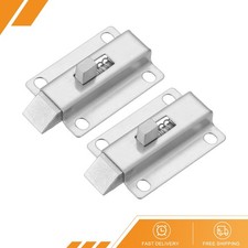2Pack Spring Bounce Lock 50mm/2 Inch Stainless Steel Spring Loaded Latches