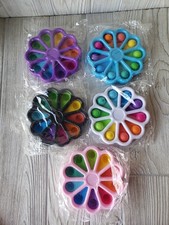 Fidget Pop It Dimple Puzzle Glow Stress Relieving Sensory Toys Huge Lot of 87