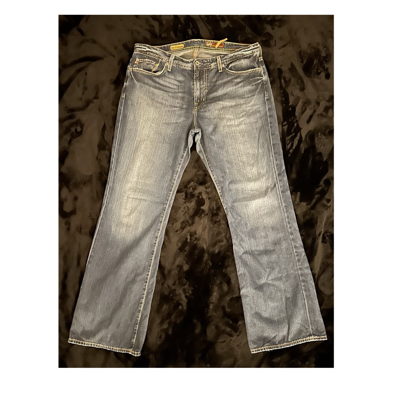 AG Adriano Goldschmied Fillmore Blue Jeans Men Bootcut Medium Wash 36x32