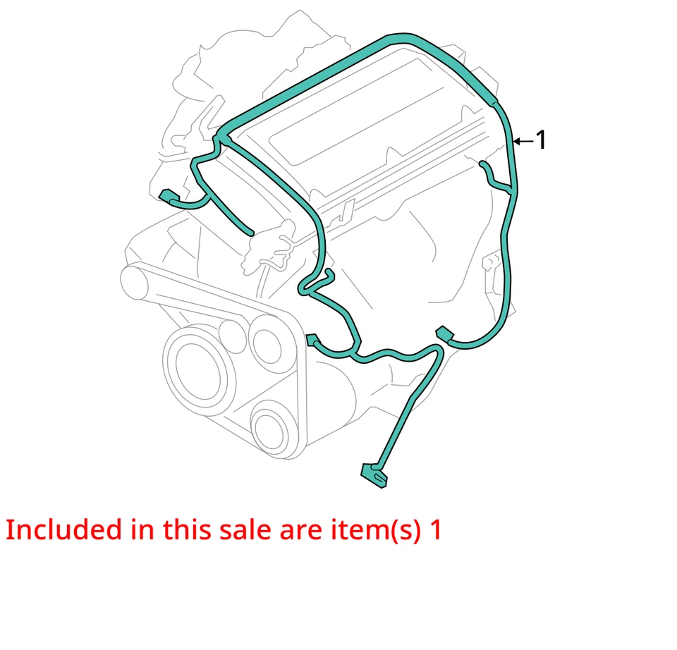 Arnés Saturn Astra 2008 55555795 - nuevo OEM 55555795 Foto 2 de 3