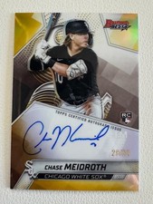2025 Bowman's Best Chase Meidroth Gold Refractor Auto /50 #B25-CME