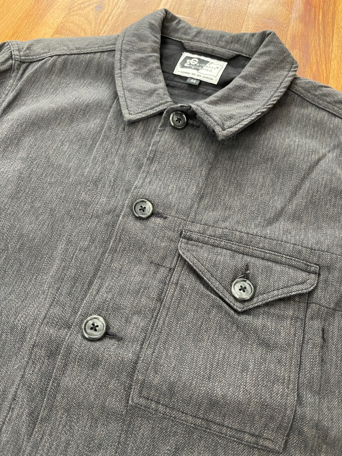 Engineered Garments - Chore Jacket - cotton bedford - Mens M - Made in USA