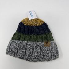 Carters Fleece Lined Knit Hat, 1865 Bear Logo, New W/ Tag, SZ 2T - 4T
