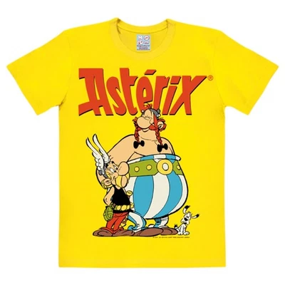 T-shirt 100% coton Logoshirt® Easy Fit Astérix et Obélix (Jaune) - XS - Photo 1/4
