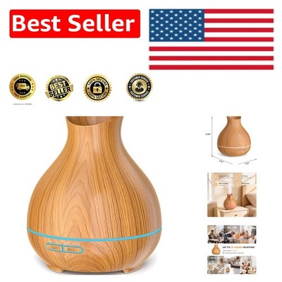 Luxury Aromatherapy Essential Oil Diffuser 550ml with 7 Colors - Safe & Stylish