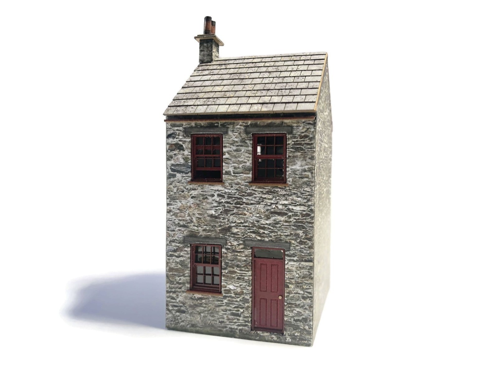 Terraced House Laser Cut Kit for OO Gauge Model Railway KX067 (SMS)