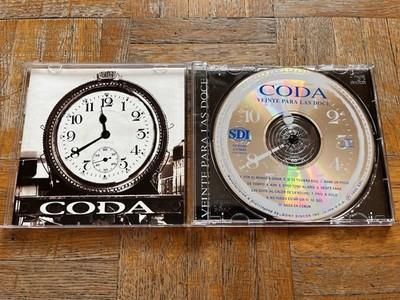 CODA Veinte Para Las Doce 1995 CD Mex AOR Early US Press