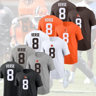 HOT - Jared Verse #8 Cleveland Browns 2026 Player Trading Name & Number Fans