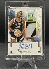 2025 Panini Impeccable WNBA - Jewell Loyd On-Card Gold Auto /10 Elegance Patch