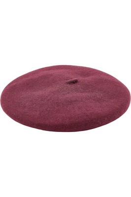 Isaac Mizrahi Live! Classic Wool Beret Wine