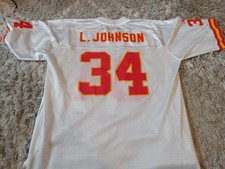 Size XL. Vintage (2003)Larry Johnson#34 Chiefs Jersey (NFL Equipment) By Reebok