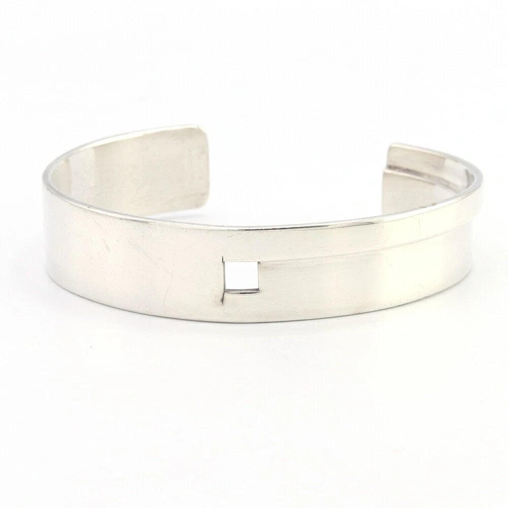 Bracelet GUCCI SV argent sterling 925 accessoires bracelet carré femme homme