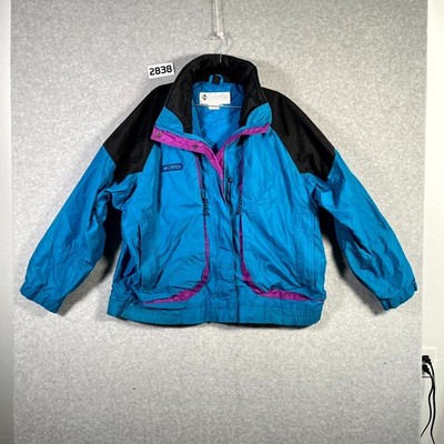 Iconic Vintage Columbia Sportswear Powder Keg Windbreaker Ski Jacket Womens