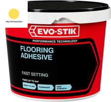 Flooring Adhesive 1L - High Strength - for Use on Porous Floors - Fast