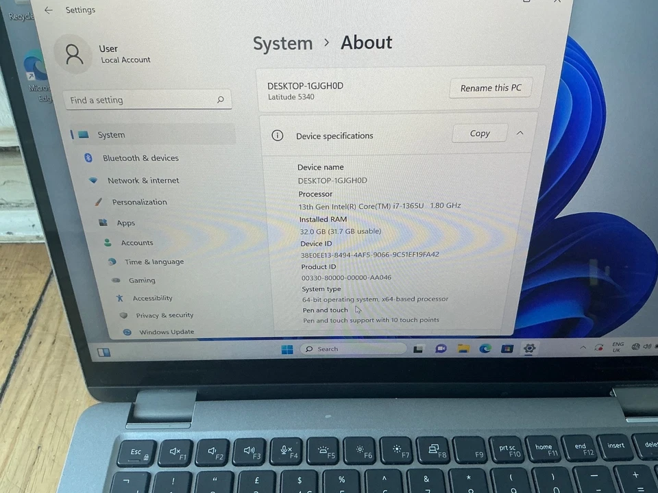 Dell Latitude 5340 · i7-1365U · 32GB · 256GB, photo 3 of 5