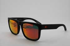SPY OPTICS DISCORD S9SV MATTE BLACK MIRRORED AUTHENTIC SUNGLASSES 57-17