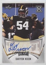 2021 Leaf Draft Auto Daviyon Nixon #BA-DN2 Auto fm0