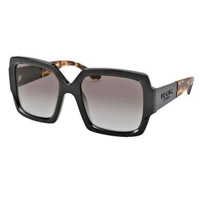 Prada SPR 21 X1AB-5Z1 Women Black Tortoise Square Sunglases 54-19 140