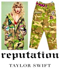 New Marc Jacobs Taylor Swift Reputation Camo Jacket Pants 2 4 Sequin Merch S M