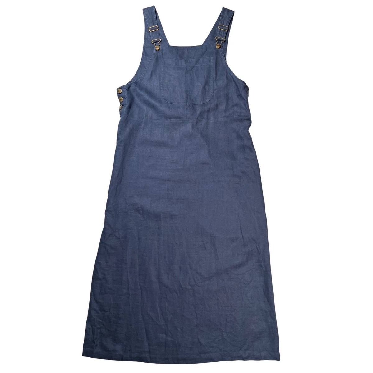 Women's Linen Overall Dress for sale | eBay