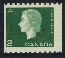 Canada Queen Elizabeth II 2c Tree Forestry Coil stamp 1963 MNH SG#532
