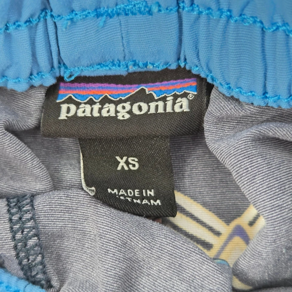 Patagonia Girls XS Costa Rica Baggies Swim Trunks Shorts Space Spirits Navy Blue - Image 4 of 4