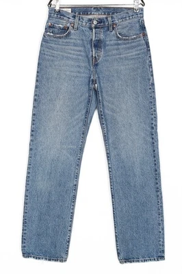 LEVI’S 501 PREMIUM Big E Jeans Femme Taille W27 L32 Regular Straight DZ8707 - Photo 1/4