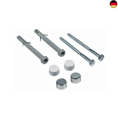DL-pro Befestigungssatz Fixing Set für Stand-WC | 2X Schraube 5,5x85 mm 2X 