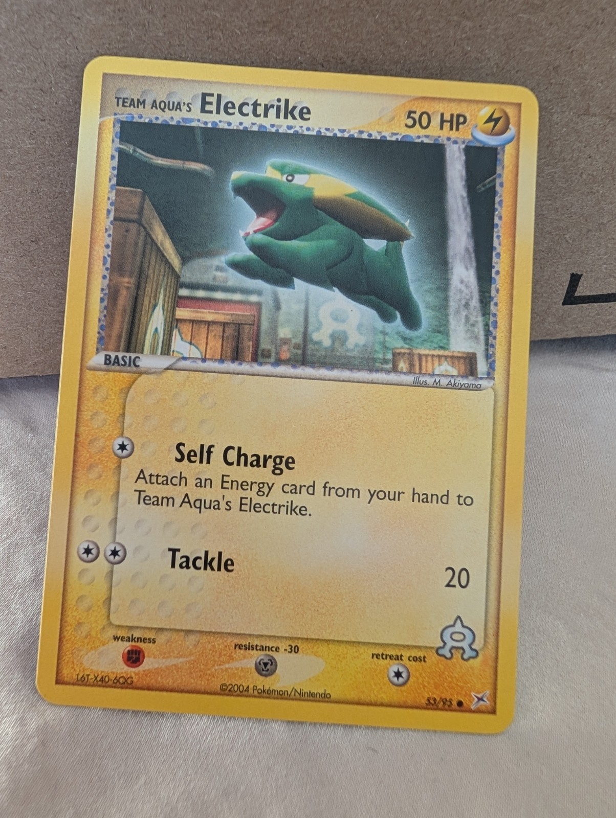 Team Aqua's Electrike 53/95 Team Magma vs Team Aqua Regular Nm 2726