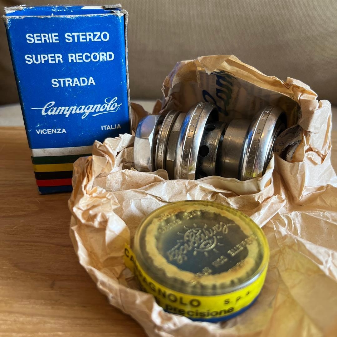 入手困難品　Campagnolo Super Record ヘッドセット Campagnolo Super Record Threaded Headset Vintage w/ Box:JPN | eBay