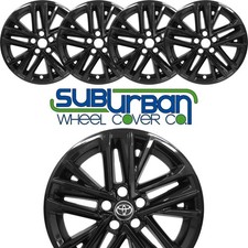 2025-2026 Toyota Camry Xle 8025-gb 18 Gloss Black 10 Spoke Wheel Skins Set4