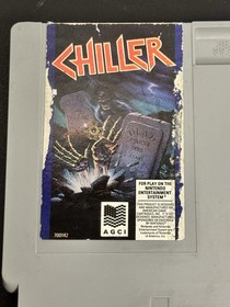 Chiller Nintendo NES Authentic AGCI Game - Tested & Working w hard Nintendo case