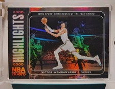 2024-25 Panini NBA Hoops Victor Wembanyama SSP Highlights Rookies Insert