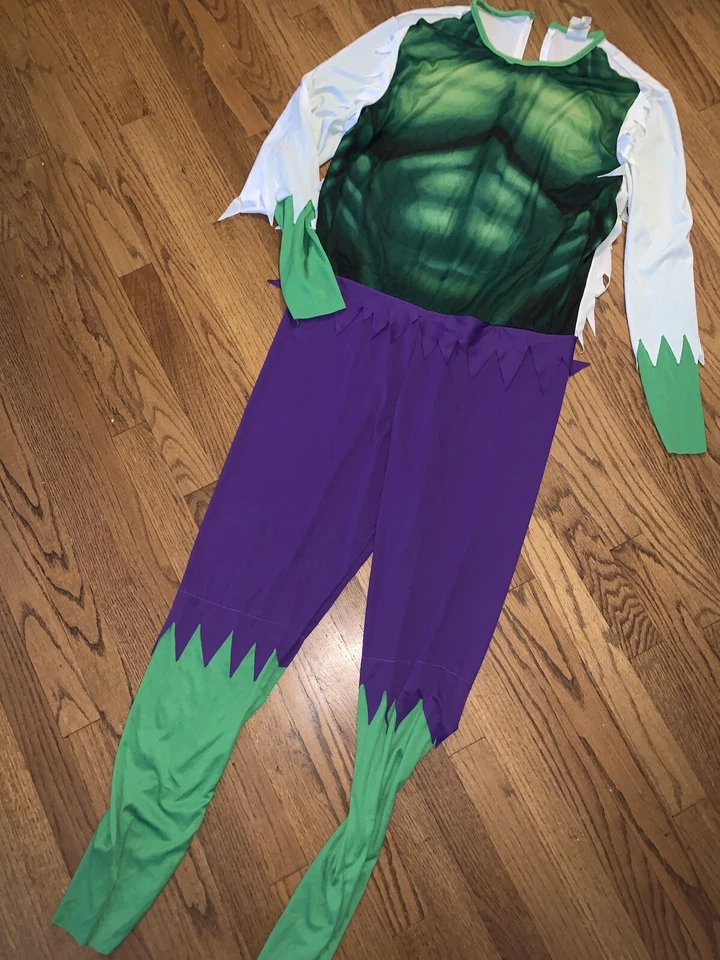 INCREDIBLE Hulk Halloween Costume Suit DRESS UP Fun Super Hero Boys Size 18 - Image 3 of 4